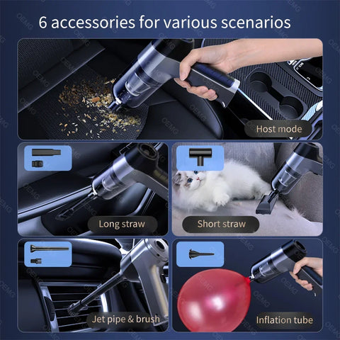 SwiftClean™ Portable Mini Car Vacuum Cleaner
