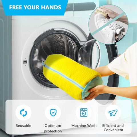 FreshKicks™ Shoe Washing Bag – Protects, Cleans & Restores Your Sneakers in the Machine