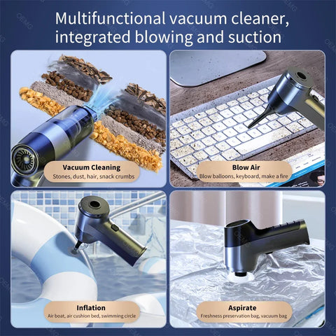 SwiftClean™ Portable Mini Car Vacuum Cleaner