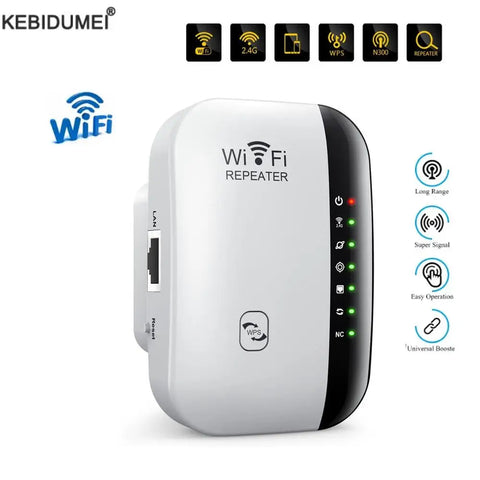 MaxBoost™ 300Mbps WiFi Repeater & Signal Amplifier