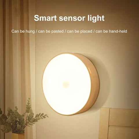 GlowSense™ Motion-Activated LED Night Light – Wireless, Rechargeable & Magnetic