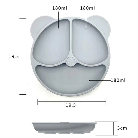 HappyMeal Silicone Suction Plate