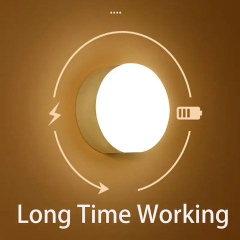 GlowSense™ Motion-Activated LED Night Light – Wireless, Rechargeable & Magnetic